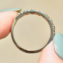 Ruby and Diamond Seven-Stone 18ct Yellow Gold Band  (0.81ct)