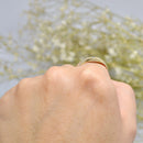 Antique 14ct Yellow Gold Gypsy-Set Old Mine Cut Diamond Signet Ring, Circa 1900