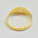 Antique Victorian 18ct Yellow Gold Old Mine Cut Diamond Band