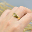 Antique Victorian 18ct Yellow Gold Old Mine Cut Diamond Band