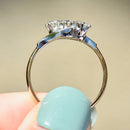 三部曲钻石订婚戒指（0.36 克拉）