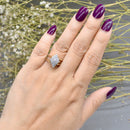 Vintage Reversible Ring - 14ct Yellow Gold Tanzanite & Diamond Double Sided Flip Ring (1.50cts)