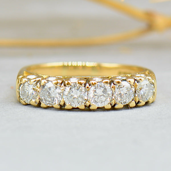 18CT Yellow Gold Diamond 1 Carat Engagement Ring