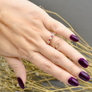 Vintage Ruby and Diamond 18ct Yellow Gold Half Eternity Wedding Band (0.60ct)