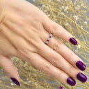 Ruby & Diamond 18CT Yellow Gold Half Eternity Seven-Stone Band (0.61ct)