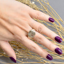 9ct Yellow Gold Mens Engraved Signet Ring