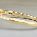 Tanzanite and Diamond 9ct Yellow Gold Ring (0.84ct)