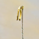 Victorian 15CT Yellow Gold Horse Shoe / Equestrian Stick Pin / Hat Pin / Lapel Pin / Brooch With Box