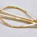 1980s 9ct Yellow Gold Money Clip With Chain