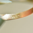 Antique Old Mine Cut Diamond 18ct Yellow Gold Engagement Ring (0.35ct)