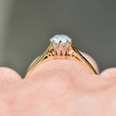 Antique Old Mine Cut Diamond 18ct Yellow Gold Engagement Ring (0.35ct)