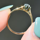 Antique Old Mine Cut Diamond 18ct Yellow Gold Engagement Ring (0.35ct)