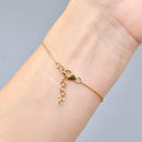 Smoky Quartz 9ct Yellow Gold Bracelet (3.85cts)