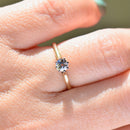 Antique Old Mine Cut Diamond 18ct Yellow Gold Engagement Ring (0.25ct)