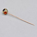 Victorian 9ct Gold Scottish Agate Stick Pin | With Display Presentation Box