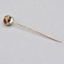 Victorian 9ct Gold Scottish Agate Stick Pin | With Display Presentation Box