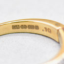 Vintage Hidden ‘I Love You’ Message Diamond Ring in 9ct Yellow Gold (0.10ct)