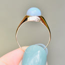 Vintage Jelly Opal 9ct Rose Gold Signet Ring (2.85cts)