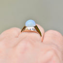 Vintage Jelly Opal 9ct Rose Gold Signet Ring (2.85cts)
