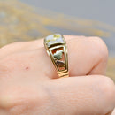 Vintage 1990s Gold Quartz 9CT Yellow Gold Ring (1.21cts)