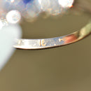 Edwardian Old European Cut Royal Blue Sapphire & Diamond Five-Stone Ring (1.90cts)