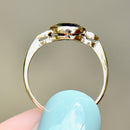 Vintage Sapphire and Diamond 14ct Yellow Gold Three-Stone Engagement Ring (2.05cts)