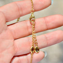 Multi-Coloured Tourmaline Gold Plated Silver Necklace (6.30cts)