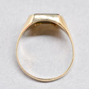 Rectangular Bloodstone 9ct Yellow Gold Signet Ring