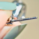 Aquamarine and Diamond Platinum Bezel Set Drop Earrings (7.0cts)