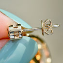 Large Golden Yellow Citrine and Green Tourmaline 9ct Yellow Gold Drop Earrings (33.00cts)