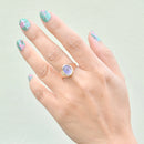 Vintage 1970s Moonstone 9ct Yellow Gold Signet Ring (2.67cts)