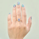 Vintage 1970s Moonstone 9ct Yellow Gold Signet Ring (2.67cts)