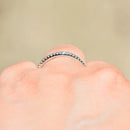 プラチナ 0.15カラット ダイヤモンド クローセット ハーフエタニティ スタッカーバンド