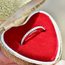 Tolkowsky 18ct White Gold Half Eternity Diamond Stackable Band