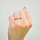 Tolkowsky 18ct White Gold Half Eternity Diamond Stackable Band