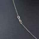 9ct White Gold Pearl & Diamond Snowflake Pendant Necklace