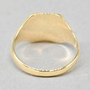 Vintage 1960s 9ct Yellow Gold Signet Ring