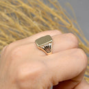 Vintage 1960s 9ct Yellow Gold Signet Ring