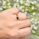 Vintage 1960s 22ct Yellow Gold 4.5mm Wide Traditional Court Standard Wedding Band