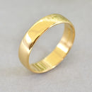 Vintage 1960s 22ct Yellow Gold 4.5mm Wide Traditional Court Standard Wedding Band