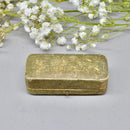 Victorian Purple Amethyst & Seed Pearl 15ct/9ct Yellow Gold Stick Pin/Lapel Pin/Tie Pin Boxed