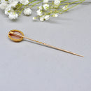 Antique Victorian 9ct Gold Cameo Stick Pin/Lapel Pin/Tie Pin