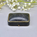 Antique Victorian 15ct/9ct Gold Textured Floral & Seed Pearl Stick Pin/Lapel Pin/Tie Pin Boxed