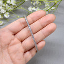 Diamond Line Bangle in 14ct White Gold (1.44cts)