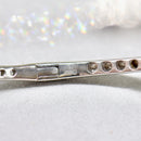 Diamond Line Bangle in 14ct White Gold (1.44cts)