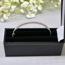 Diamond Line Bangle in 14ct White Gold (1.44cts)