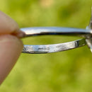 Vintage 1970s 18ct White Gold Sapphire & Diamond Halo Ring (4.79cts)