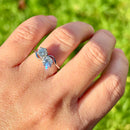 Vintage Toi Et Moi Diamond Platinum Ring (Approx. 1.12ct)