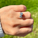 Vintage Toi Et Moi Diamond Platinum Ring (Approx. 1.12ct)