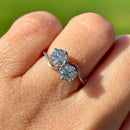 Vintage Toi Et Moi Diamond Platinum Ring (Approx. 1.12ct)